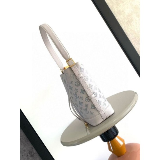 Mirror Quality Replica Louis Vuitton Flore Bucket Bag M12496 Gray Clone