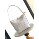 Mirror Quality Replica Louis Vuitton Flore Bucket Bag M12496 Gray Clone
