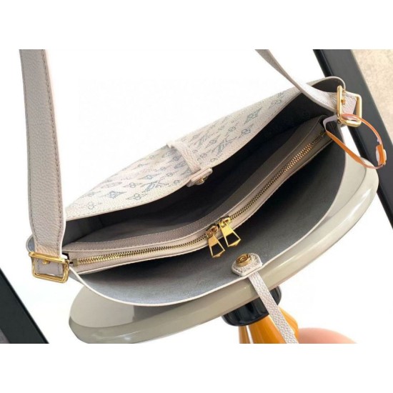 Mirror Quality Replica Louis Vuitton Flore Bucket Bag M12496 Gray Clone