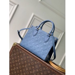 Mirror Quality Replica Louis Vuitton OnTheGo PM Tote Bag M28181 Blue Clone
