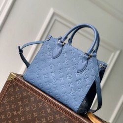 Mirror Quality Replica Louis Vuitton OnTheGo PM Tote Bag M28181 Blue Clone