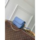 Luxury Replica Louis Vuitton Ivy Chain Wallet M27755 Blue Knockoff Mirror Quality Replica Louis Vuitton Ivy Chain Wallet M27755 Blue Clone