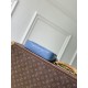 Luxury Replica Louis Vuitton Ivy Chain Wallet M27755 Blue Knockoff Mirror Quality Replica Louis Vuitton Ivy Chain Wallet M27755 Blue Clone
