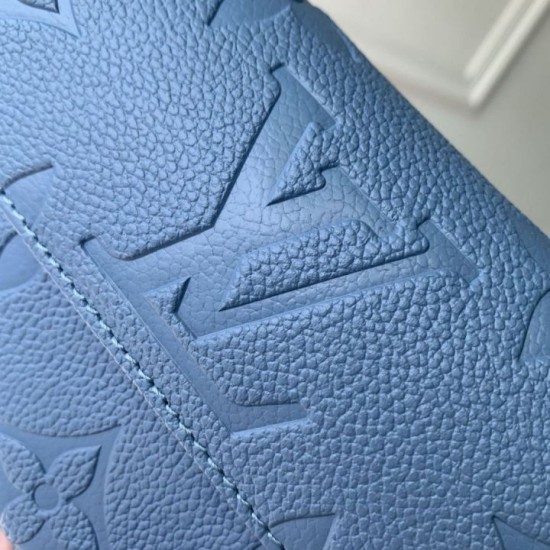 Luxury Replica Louis Vuitton Ivy Chain Wallet M27755 Blue Knockoff Mirror Quality Replica Louis Vuitton Ivy Chain Wallet M27755 Blue Clone
