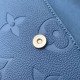 Luxury Replica Louis Vuitton Ivy Chain Wallet M27755 Blue Knockoff Mirror Quality Replica Louis Vuitton Ivy Chain Wallet M27755 Blue Clone