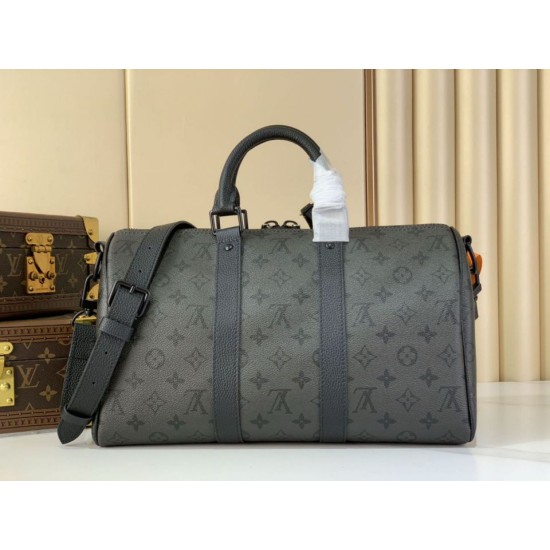 Luxury Replica Louis Vuitton Keepall Bandoulière 35 Bag M46655 28370 Knockoff Mirror Quality Replica Louis Vuitton Keepall Bandoulière 35 Bag M46655 28370 Clone