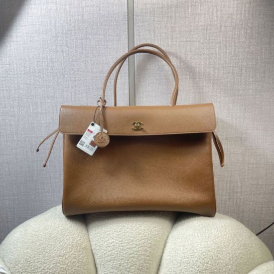 Mirror Quality Replica Chanel Jennie 26S Large Tote Bag AS6289 brown Clone
