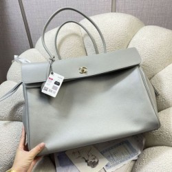 Mirror Quality Replica Chanel 26S Jennie Large Tote Bag AS6289 Light Blue Clone