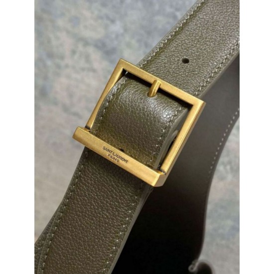Luxury Replica YSL Saint Laurent Le 5 à 7 Large Soft Hobo Bag Light Moss Knockoff Mirror Quality Replica YSL Saint Laurent Le 5 à 7 Large Soft Hobo Bag Light Moss Clone