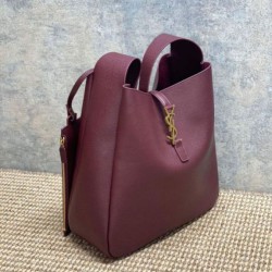 Luxury Replica YSL Saint Laurent Le 5 à 7 Large Soft Hobo Bag Burgundy Knockoff Mirror Quality Replica YSL Saint Laurent Le 5 à 7 Large Soft Hobo Bag Burgundy Clone
