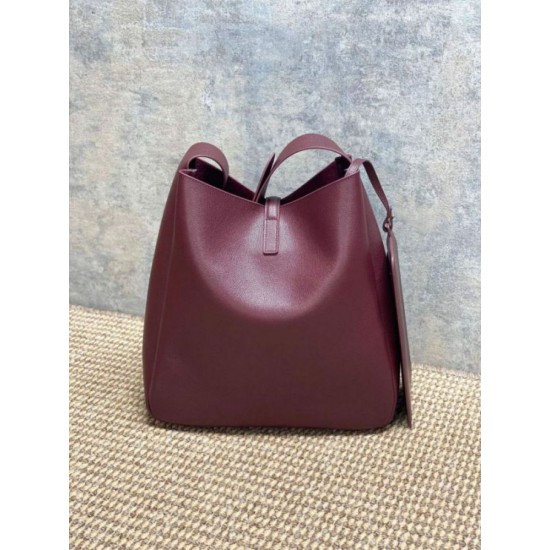 Luxury Replica YSL Saint Laurent Le 5 à 7 Large Soft Hobo Bag Burgundy Knockoff Mirror Quality Replica YSL Saint Laurent Le 5 à 7 Large Soft Hobo Bag Burgundy Clone
