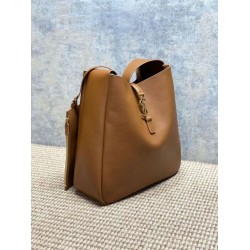 Mirror Quality Replica YSL Saint Laurent Le 5 à 7 Large Soft Hobo Bag Brown Clone