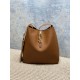 Luxury Replica YSL Saint Laurent Le 5 à 7 Large Soft Hobo Bag Brown Knockoff Mirror Quality Replica YSL Saint Laurent Le 5 à 7 Large Soft Hobo Bag Brown Clone