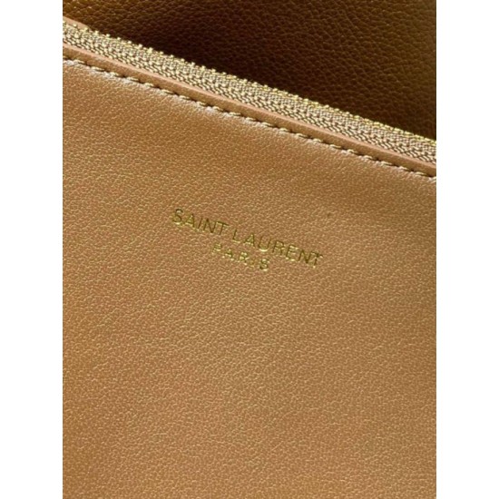 Luxury Replica YSL Saint Laurent Le 5 à 7 Small Soft Hobo Bag Brown Knockoff Mirror Quality Replica YSL Saint Laurent Le 5 à 7 Small Soft Hobo Bag Brown Clone