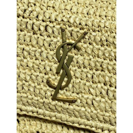 Mirror Quality Replica YSL Saint Laurent Niki Raffia Medium Shoulder Bag Clone