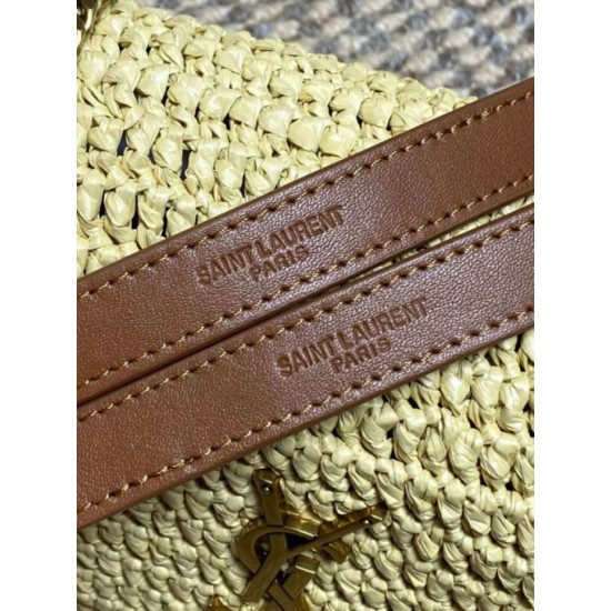 Mirror Quality Replica YSL Saint Laurent Niki Raffia Medium Shoulder Bag Clone