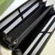 Mirror Quality Replica Gucci GG Marmont Quilted Zip Around Wallet 443123 Black Clone
