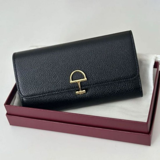 Mirror Quality Replica Gucci Softbit Continental Wallet 828147 Black Clone