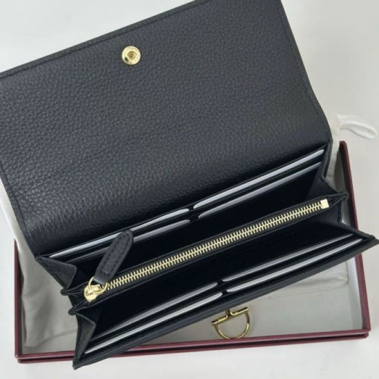 Mirror Quality Replica Gucci Softbit Continental Wallet 828147 Black Clone