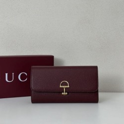 Mirror Quality Replica Gucci Softbit Continental Wallet 828147 Burgundy Clone