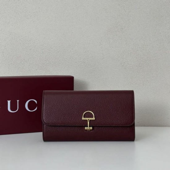 Mirror Quality Replica Gucci Softbit Continental Wallet 828147 Burgundy Clone