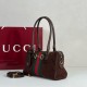 Mirror Quality Replica Gucci Boston Medium Bag 866732 Brown Suede Clone