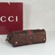 Mirror Quality Replica Gucci Boston Medium Bag 866732 Brown Suede Clone