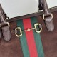 Mirror Quality Replica Gucci Boston Medium Bag 866732 Brown Suede Clone