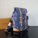 Luxury Replica LV Christopher MM Backpack M27554 Monogram Heritage Denim Blue Knockoff Mirror Quality Replica LV Christopher MM Backpack M27554 Monogram Heritage Denim Blue Clone