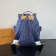 Luxury Replica LV Christopher MM Backpack M27554 Monogram Heritage Denim Blue Knockoff Mirror Quality Replica LV Christopher MM Backpack M27554 Monogram Heritage Denim Blue Clone