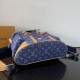 Luxury Replica LV Christopher MM Backpack M27554 Monogram Heritage Denim Blue Knockoff Mirror Quality Replica LV Christopher MM Backpack M27554 Monogram Heritage Denim Blue Clone