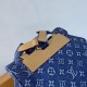 Luxury Replica LV Christopher MM Backpack M27554 Monogram Heritage Denim Blue Knockoff Mirror Quality Replica LV Christopher MM Backpack M27554 Monogram Heritage Denim Blue Clone