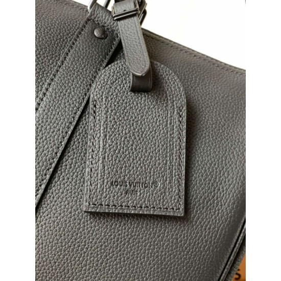 Luxury Replica Louis Vuitton Keepall Bandoulière 35 Bag M15249 Black Knockoff Mirror Quality Replica Louis Vuitton Keepall Bandoulière 35 Bag M15249 Black Clone