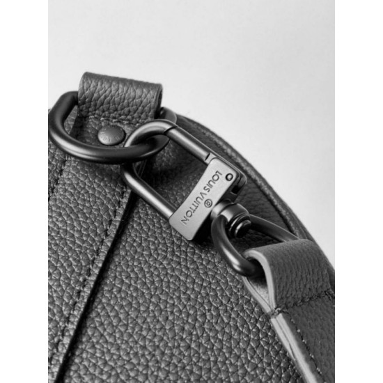 Luxury Replica Louis Vuitton Keepall Bandoulière 35 Bag M15249 Black Knockoff Mirror Quality Replica Louis Vuitton Keepall Bandoulière 35 Bag M15249 Black Clone