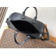 Luxury Replica Louis Vuitton Keepall Bandoulière 35 Bag M15249 Black Knockoff Mirror Quality Replica Louis Vuitton Keepall Bandoulière 35 Bag M15249 Black Clone