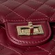 Luxury Replica Chanel Reissue 2.55 26S Wrinkled/Puffed Leather Double Flap Bag A37586 Burgundy Knockoff Mirror Quality Replica Chanel Reissue 2.55 26S Wrinkled/Puffed Leather Double Flap Bag A37586 Burgundy Clone