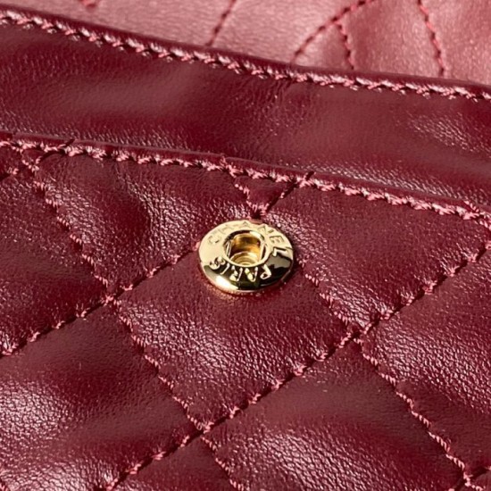 Luxury Replica Chanel Reissue 2.55 26S Wrinkled/Puffed Leather Double Flap Bag A37586 Burgundy Knockoff Mirror Quality Replica Chanel Reissue 2.55 26S Wrinkled/Puffed Leather Double Flap Bag A37586 Burgundy Clone