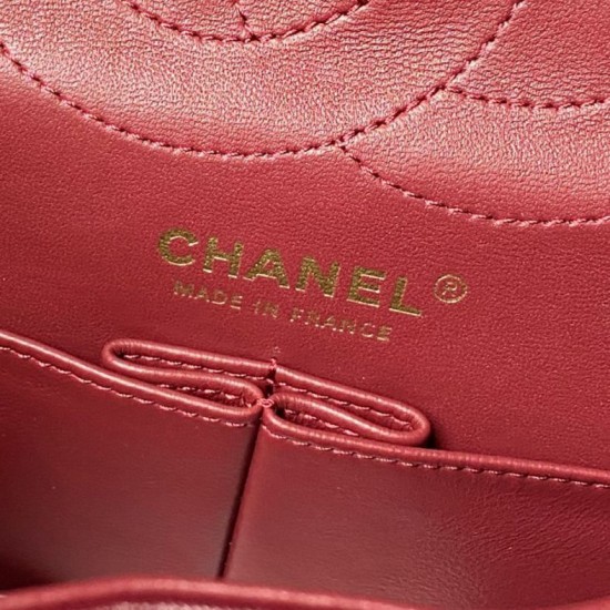 Luxury Replica Chanel Reissue 2.55 26S Wrinkled/Puffed Leather Double Flap Bag A37586 Burgundy Knockoff Mirror Quality Replica Chanel Reissue 2.55 26S Wrinkled/Puffed Leather Double Flap Bag A37586 Burgundy Clone