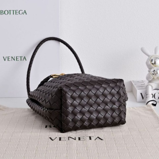 Mirror Quality Replica Bottega Veneta Andiamo Small Bucket Bag Burgundy Clone