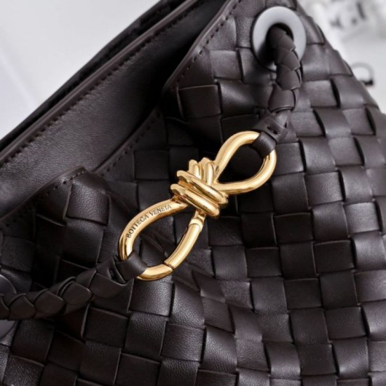 Mirror Quality Replica Bottega Veneta Andiamo Small Bucket Bag Burgundy Clone