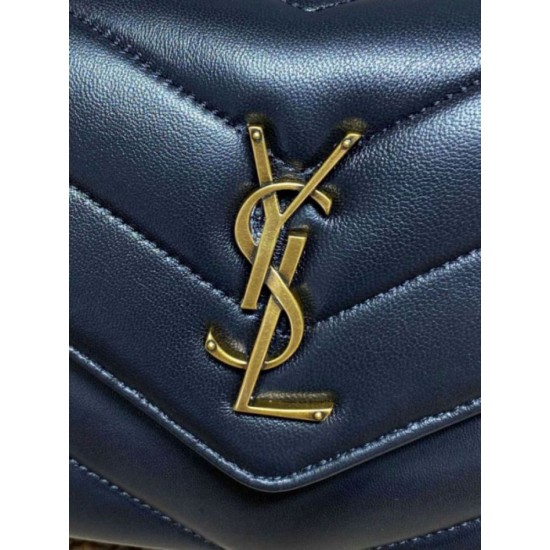 Mirror Quality Replica YSL Saint Laurent Loulou Small Quilted Bag Black Clone