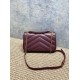 Mirror Quality Replica YSL Saint Laurent Loulou Small Quilted Bag Burgundy Clone