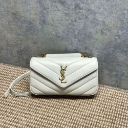 Mirror Quality Replica YSL Saint Laurent Loulou Small Quilted Bag Black Clone