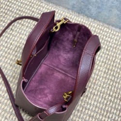Mirror Quality Replica YSL Saint Laurent Le 5 à 7 Bea Baby Tote Bag Bordeaux Clone