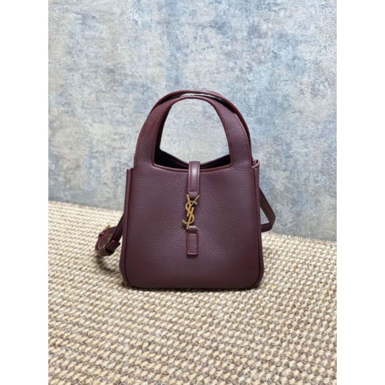 Luxury Replica YSL Saint Laurent Le 5 à 7 Bea Baby Tote Bag Bordeaux Knockoff Mirror Quality Replica YSL Saint Laurent Le 5 à 7 Bea Baby Tote Bag Bordeaux Clone