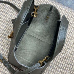 Luxury Replica YSL Saint Laurent Le 5 à 7 Bea Baby Tote Bag Dark Green Knockoff Mirror Quality Replica YSL Saint Laurent Le 5 à 7 Bea Baby Tote Bag Dark Green Clone