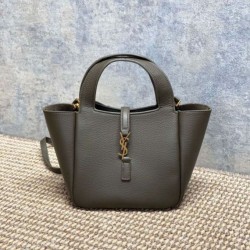 Mirror Quality Replica YSL Saint Laurent Le 5 à 7 Bea Baby Tote Bag Dark Green Clone