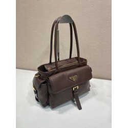 Luxury Replica Prada Explore Nappa Medium Tote Bag 1BG596 Burgundy Knockoff Mirror Quality Replica Prada Explore Nappa Medium Tote Bag 1BG596 Burgundy Clone