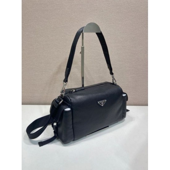 Mirror Quality Replica Prada Brique Explore Crossbody Bag 2VH206 Black Clone