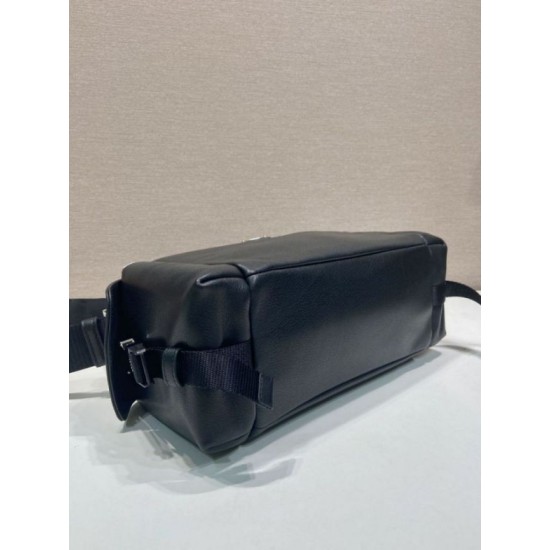 Mirror Quality Replica Prada Brique Explore Crossbody Bag 2VH206 Black Clone